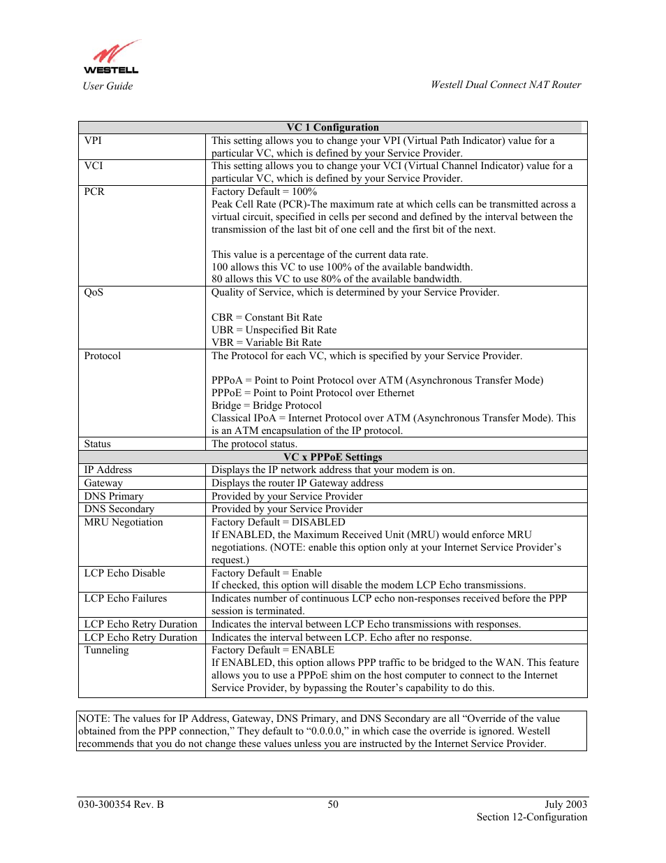 Westell Technologies 2200 User Manual | Page 54 / 133