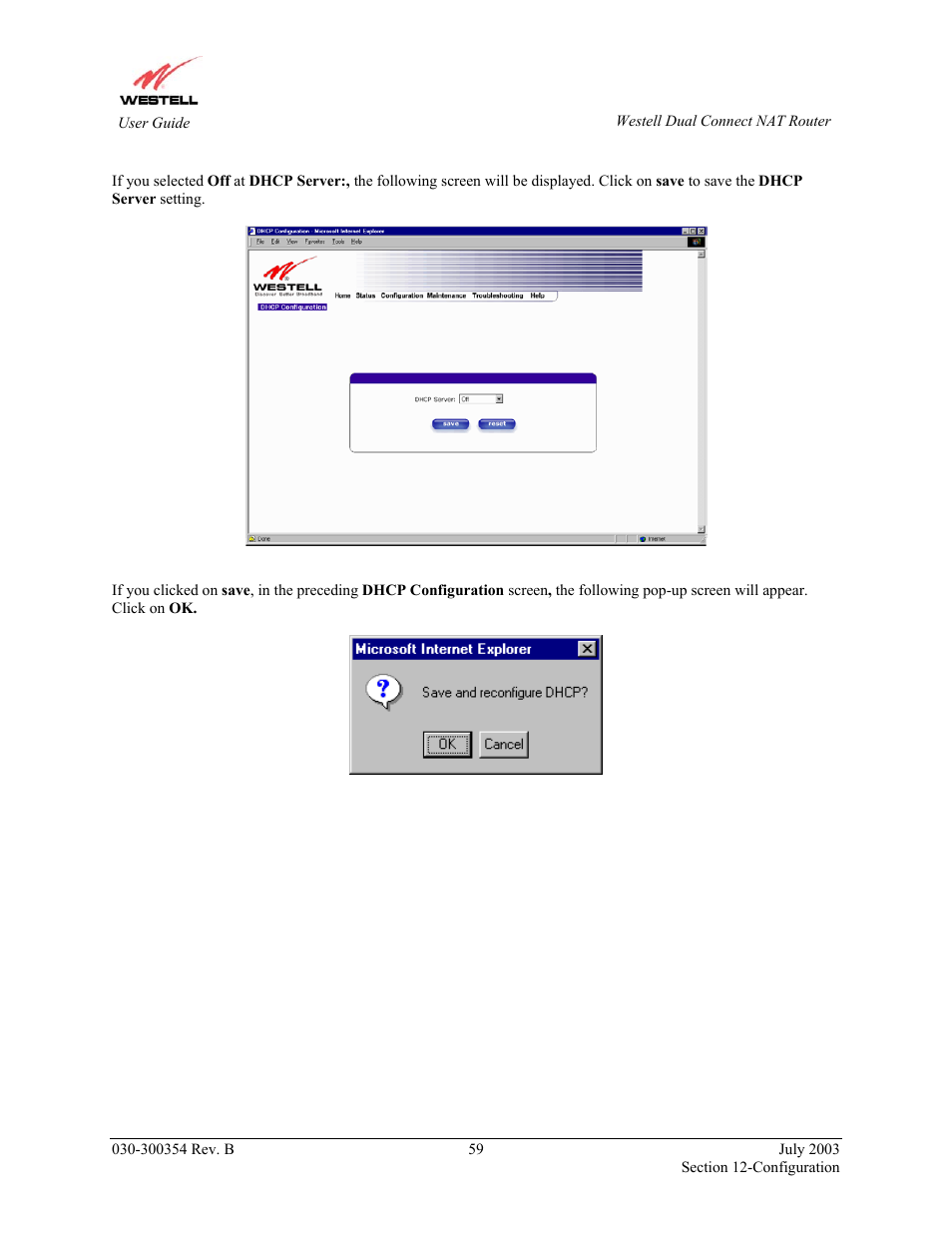 Westell Technologies 2200 User Manual | Page 63 / 133