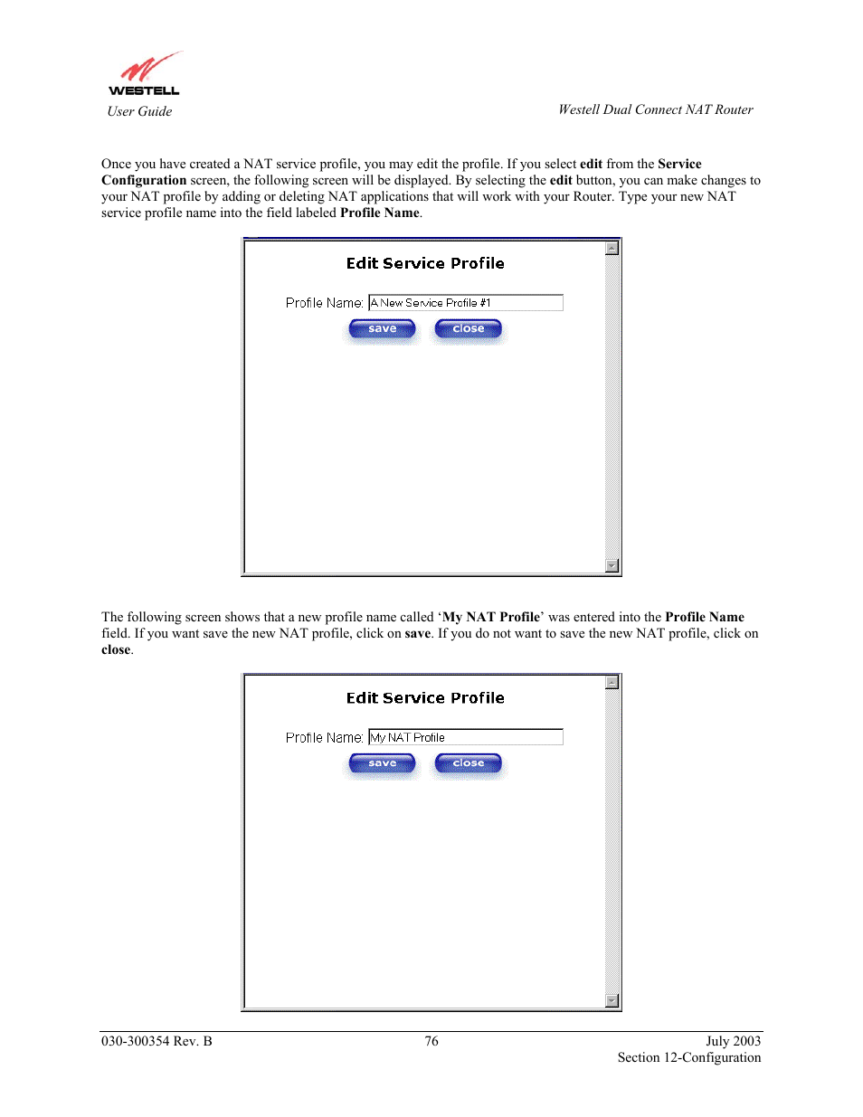 Westell Technologies 2200 User Manual | Page 80 / 133