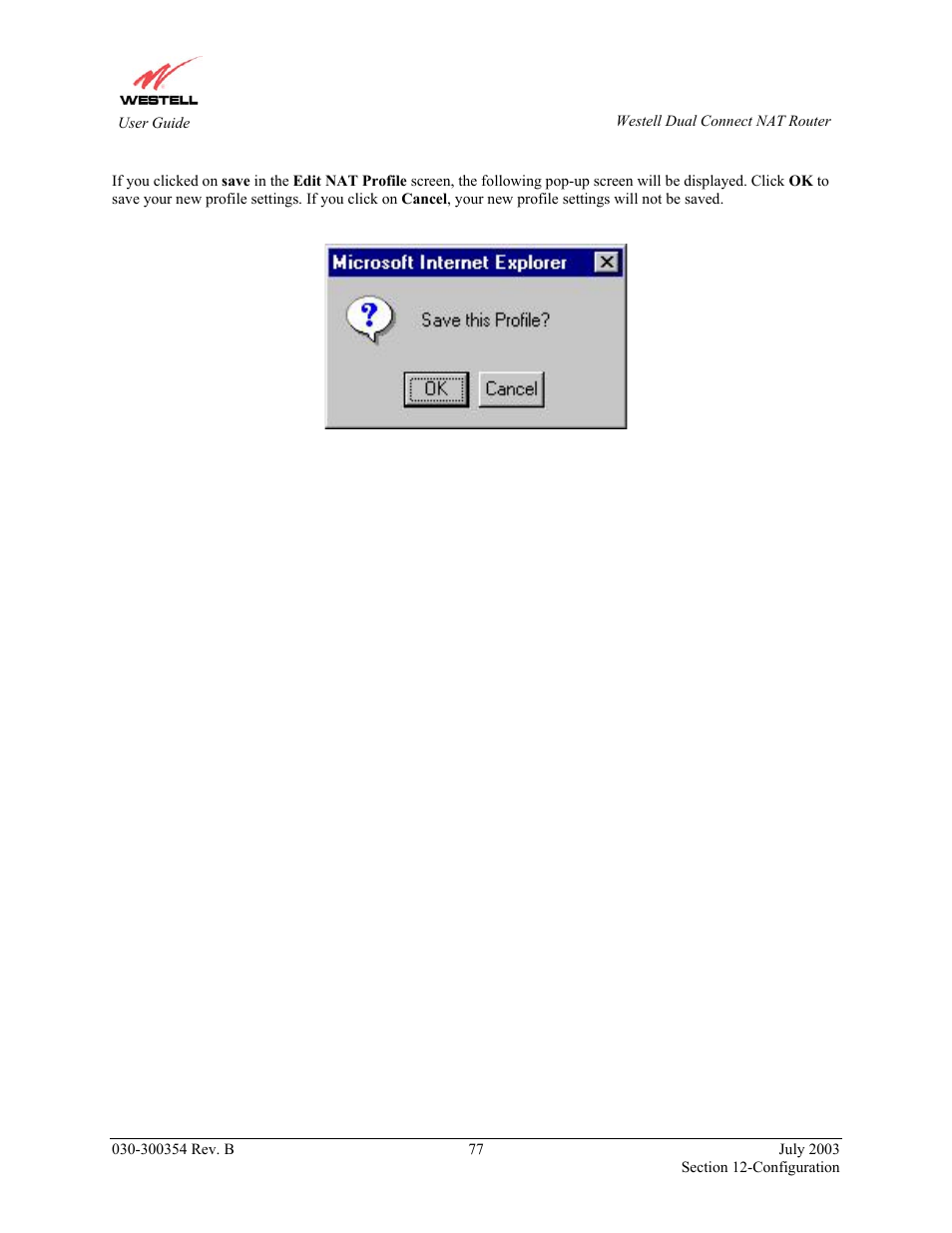 Westell Technologies 2200 User Manual | Page 81 / 133