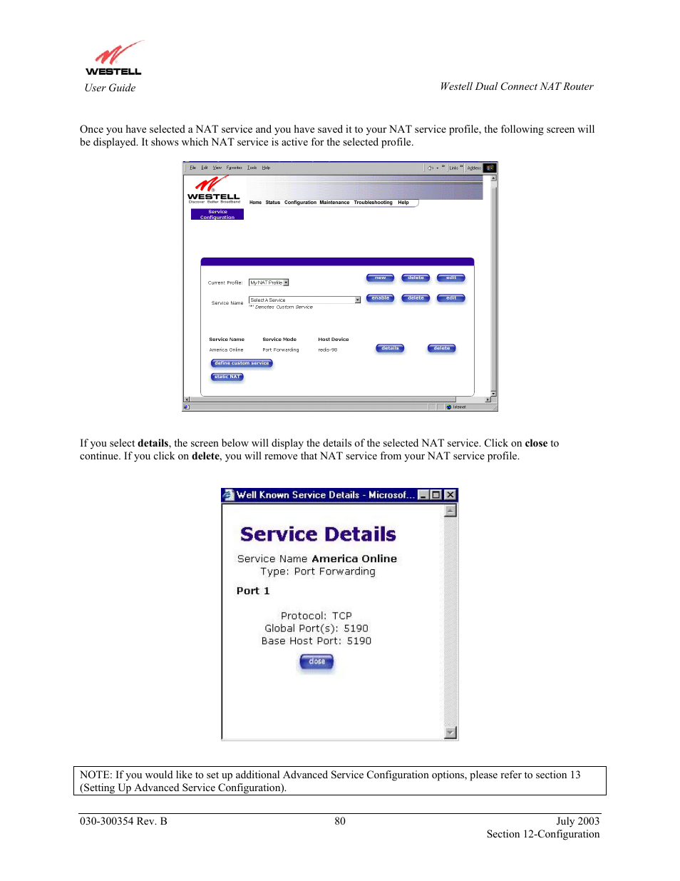 Westell Technologies 2200 User Manual | Page 84 / 133