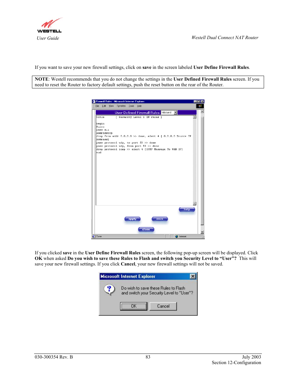 Westell Technologies 2200 User Manual | Page 87 / 133