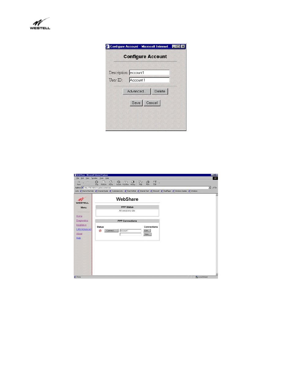 Westell Technologies Webshare 36R566 User Manual | Page 28 / 44