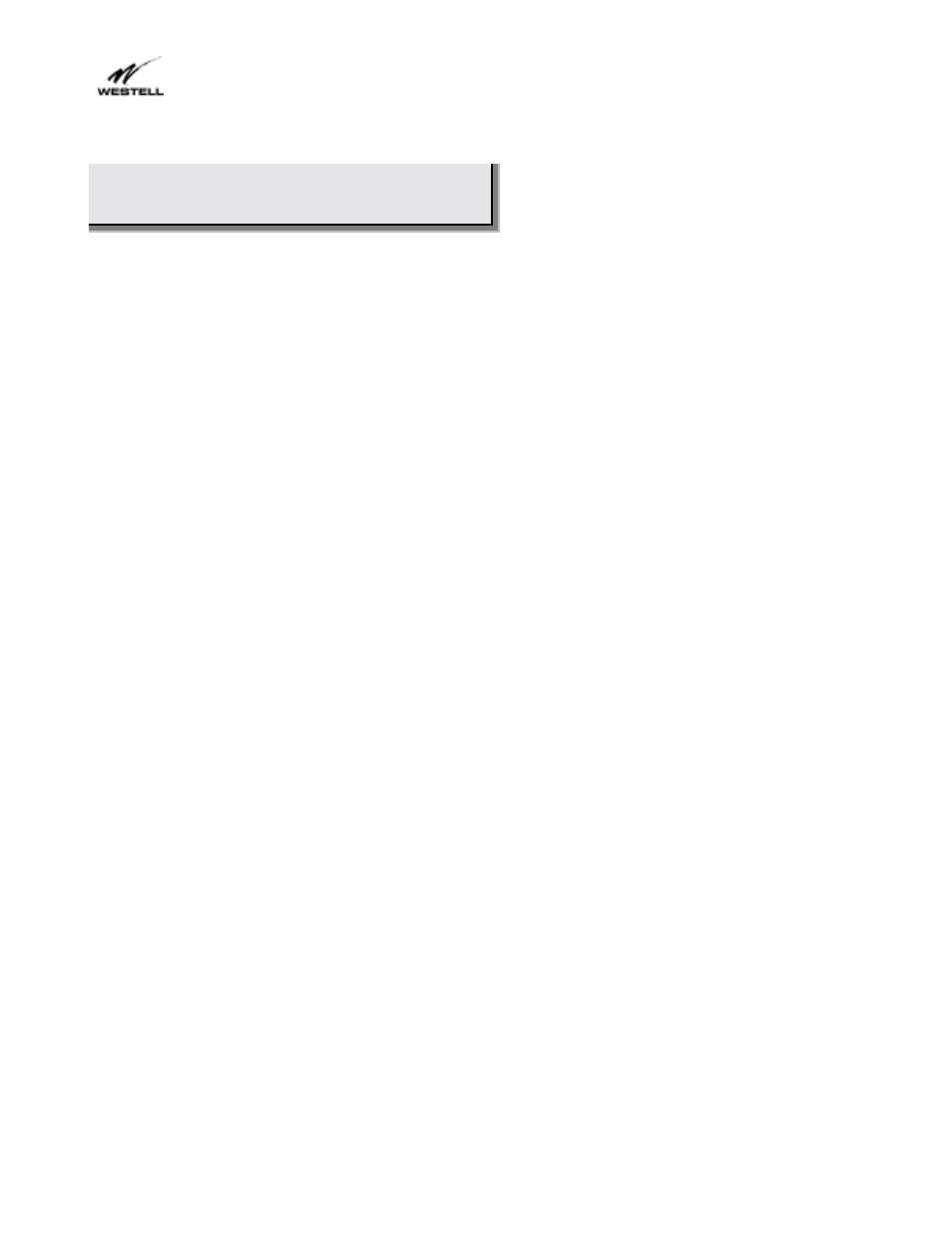 Installation, 2 single user setup, Nstallation | Westell Technologies Webshare 36R566 User Manual | Page 8 / 44