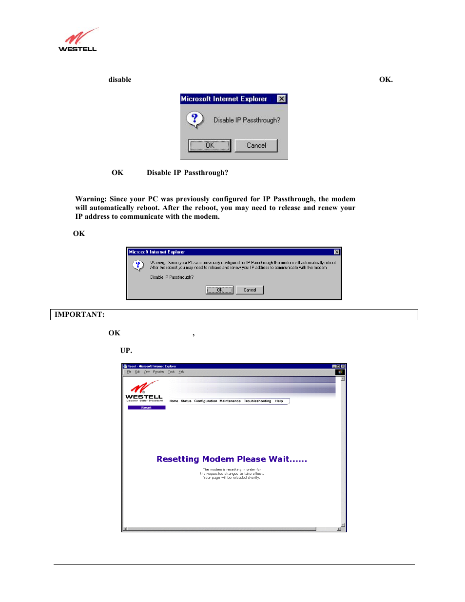 Westell Technologies Westell LiteLine 6110 User Manual | Page 72 / 146