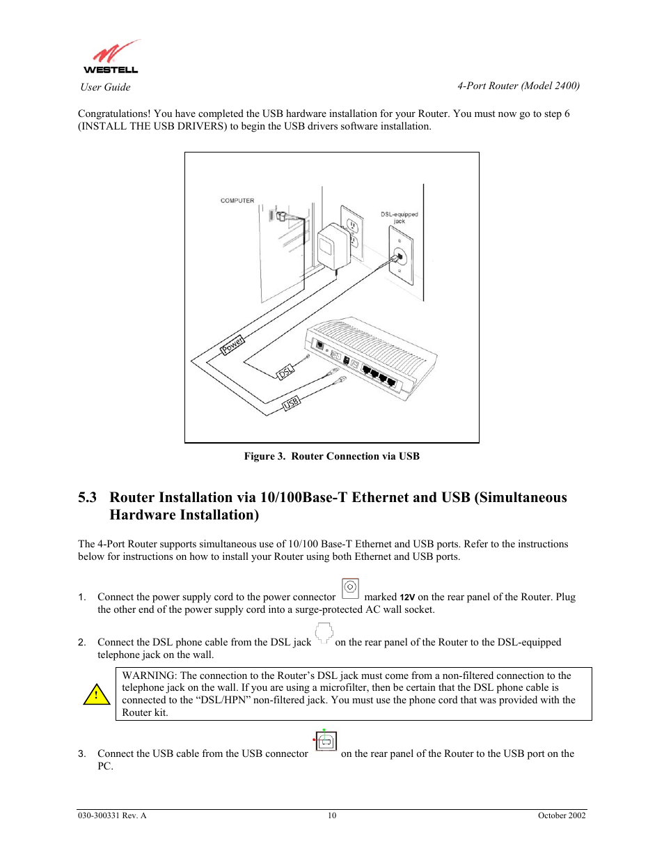 Westell Technologies Router 2400 User Manual | Page 12 / 114