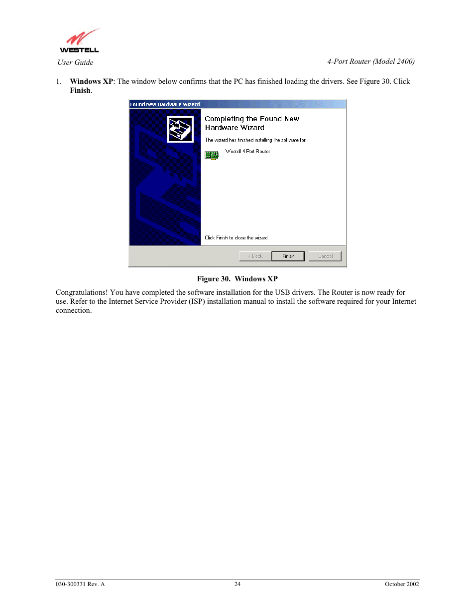 Westell Technologies Router 2400 User Manual | Page 26 / 114