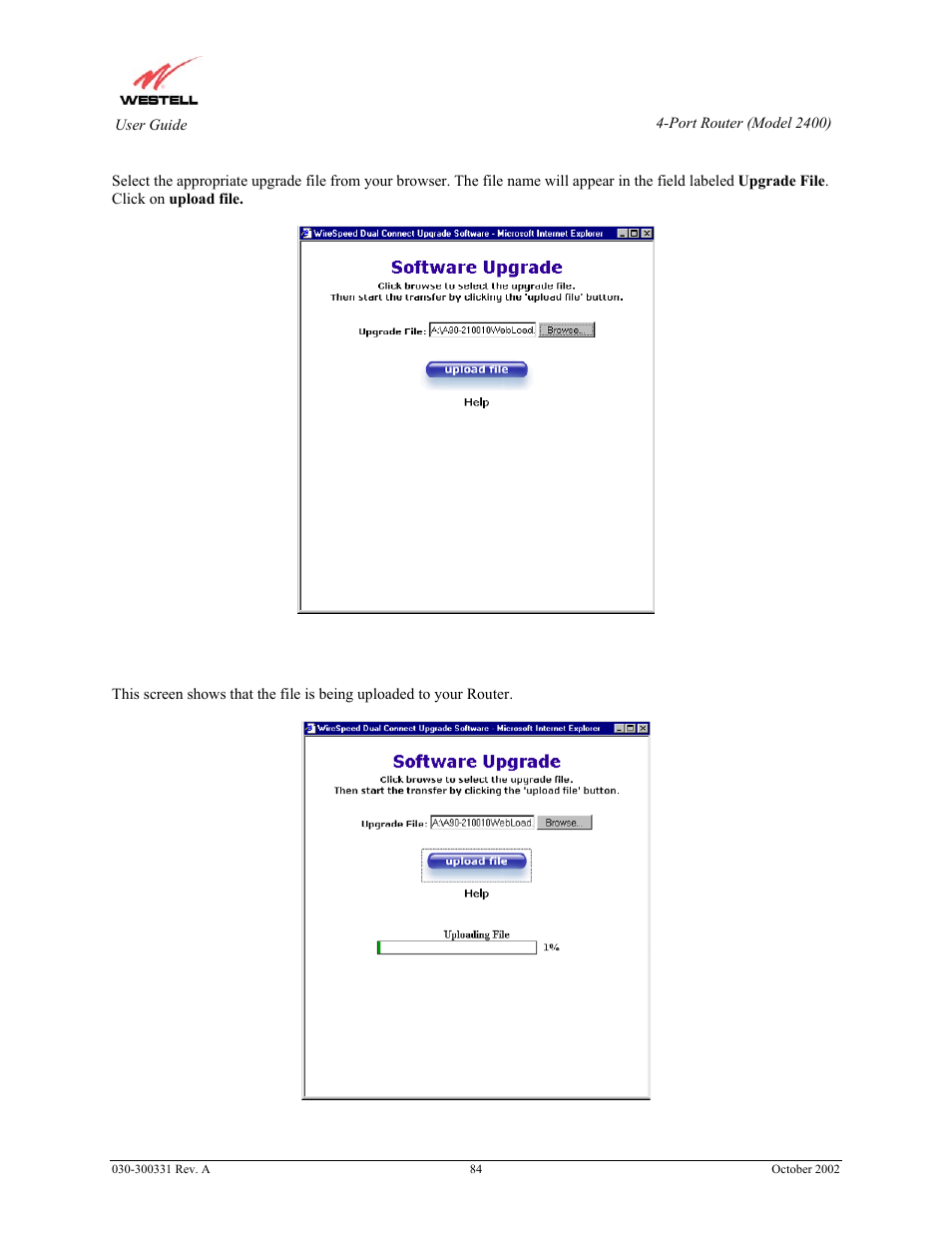 Westell Technologies Router 2400 User Manual | Page 86 / 114