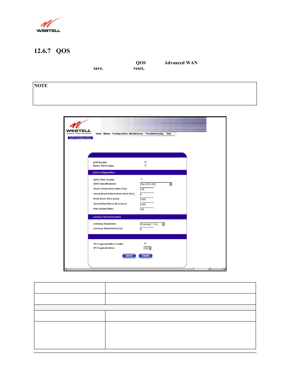 7 qos | Westell Technologies Versalink 327W User Manual | Page 109 / 157