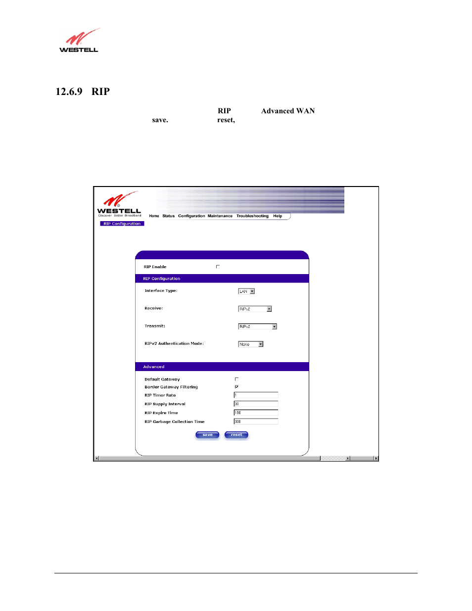9 rip | Westell Technologies Versalink 327W User Manual | Page 113 / 157