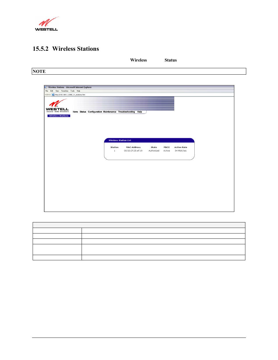 2 wireless stations | Westell Technologies Versalink 327W User Manual | Page 145 / 157