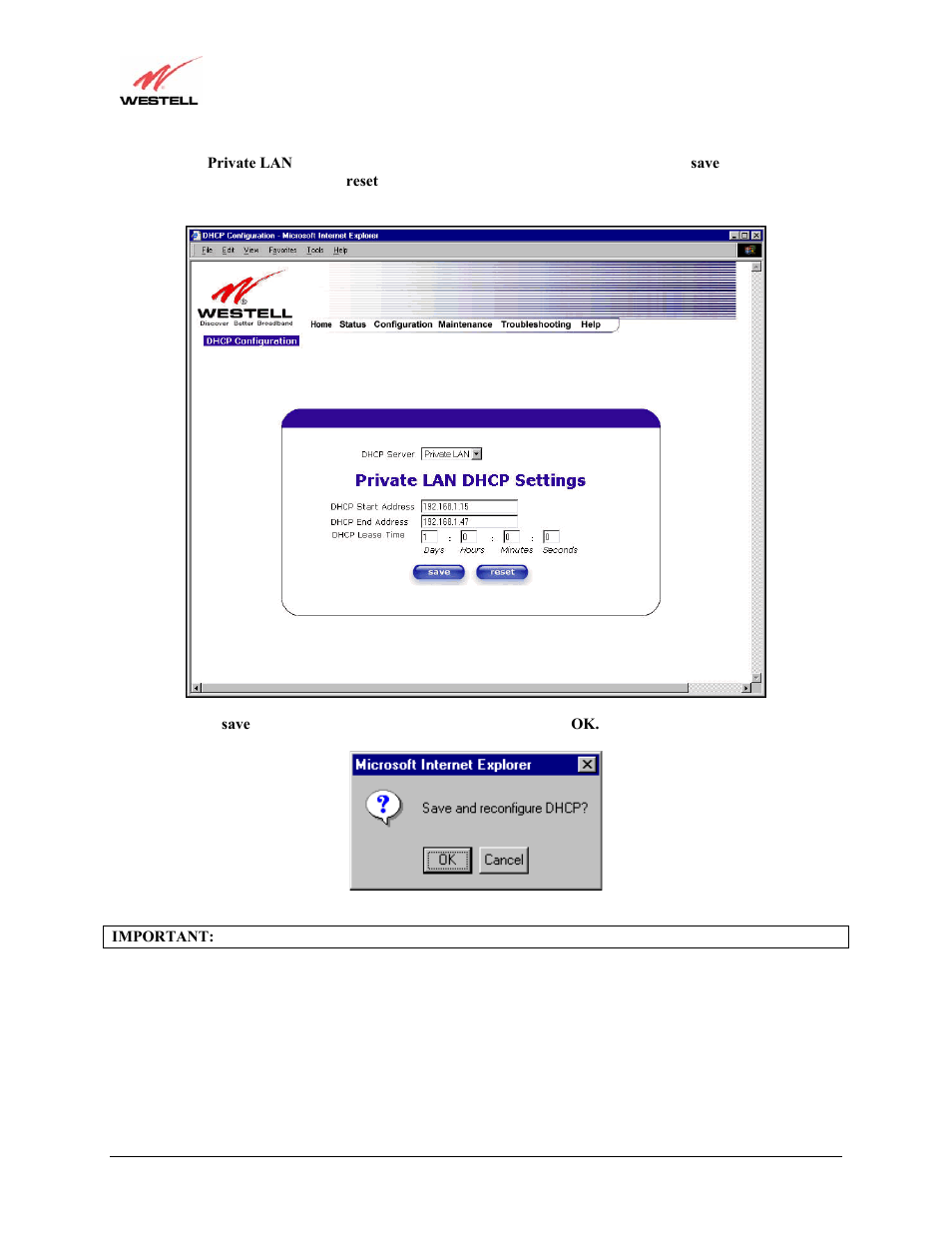 Westell Technologies Versalink 327W User Manual | Page 76 / 157