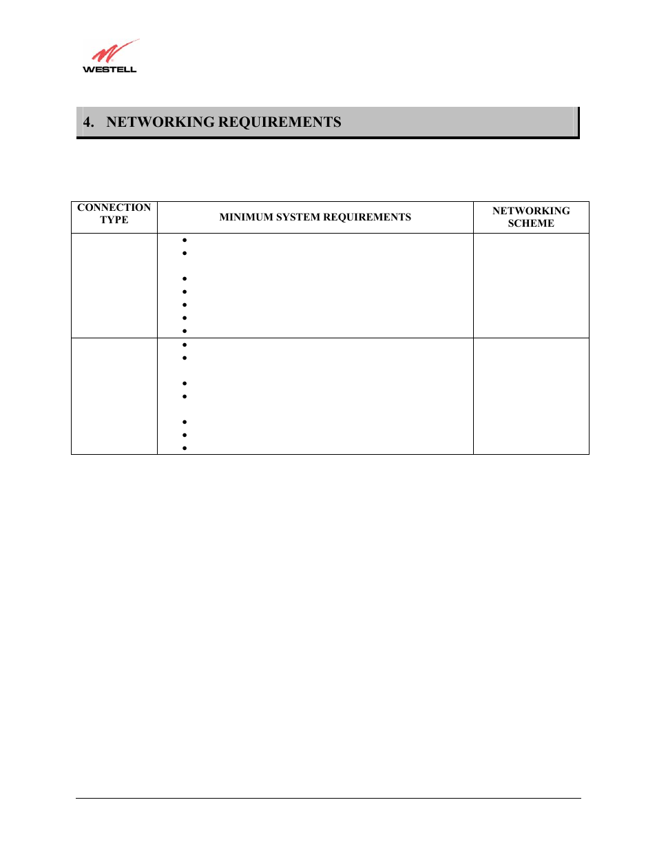 Networking requirements | Westell Technologies Versalink 327W User Manual | Page 8 / 157