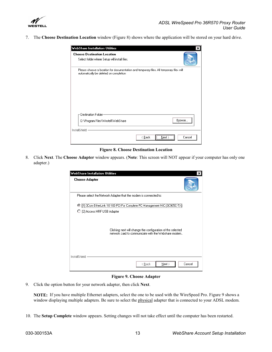 Westell Technologies 36R570 User Manual | Page 13 / 59