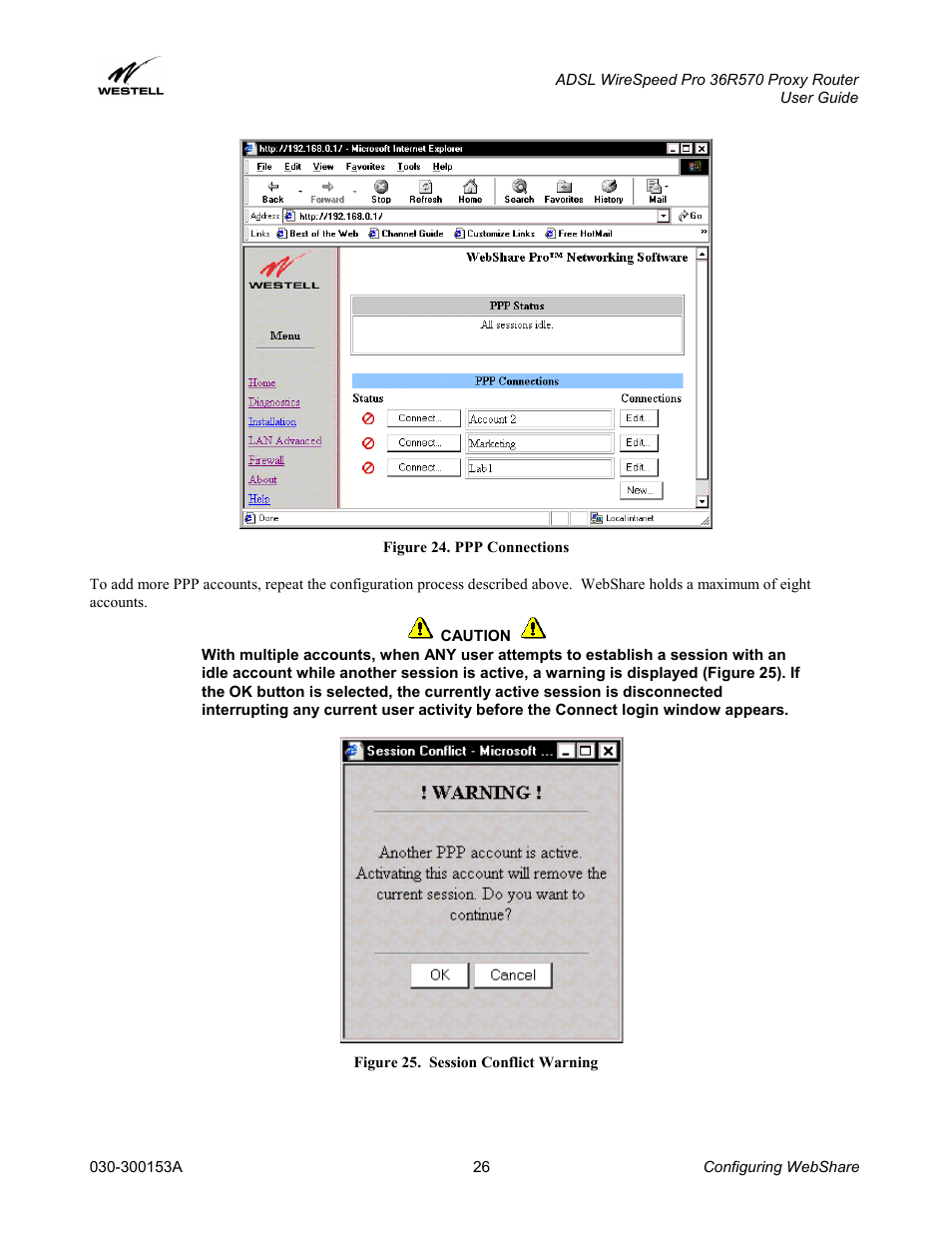 Westell Technologies 36R570 User Manual | Page 26 / 59