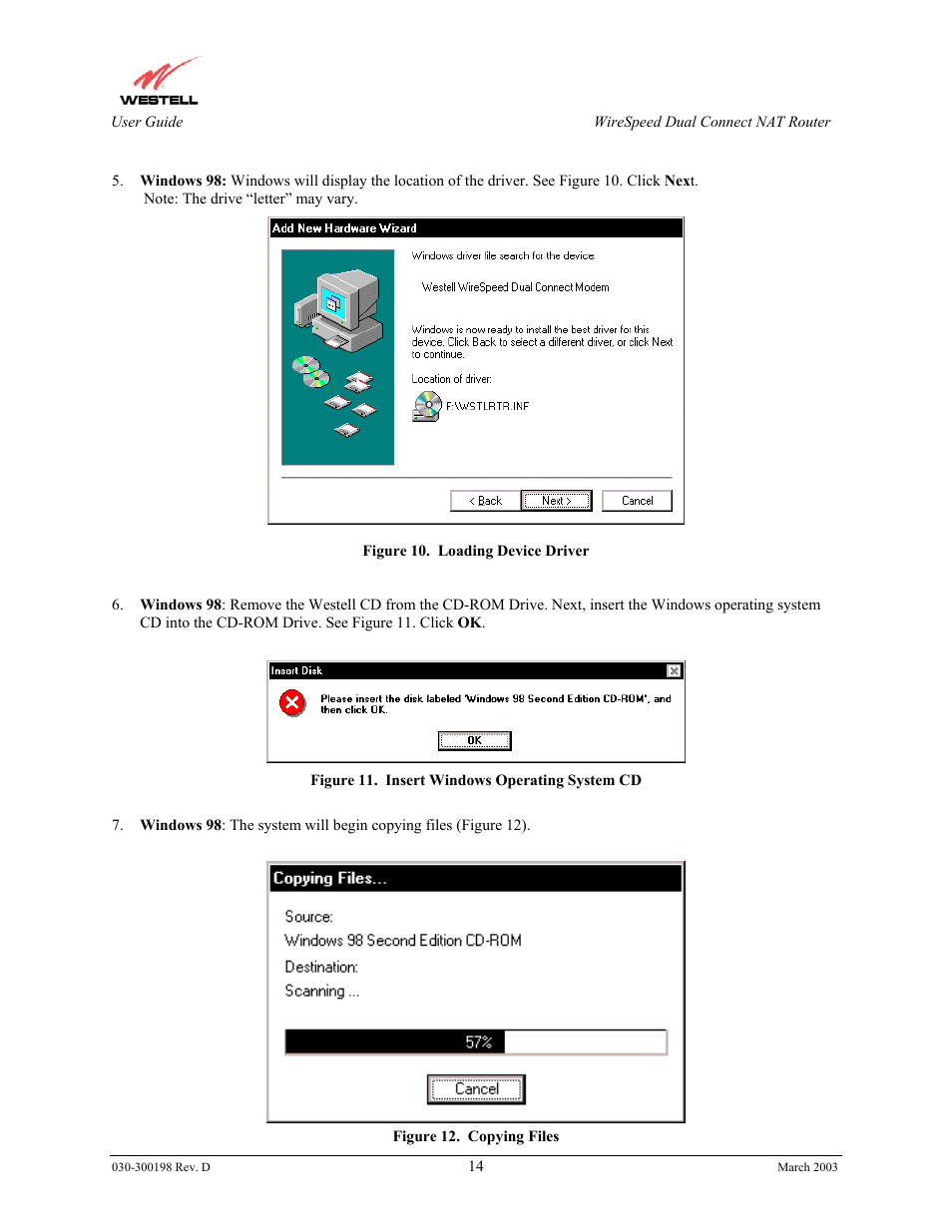 Westell Technologies Wirespeed 2100 User Manual | Page 16 / 118