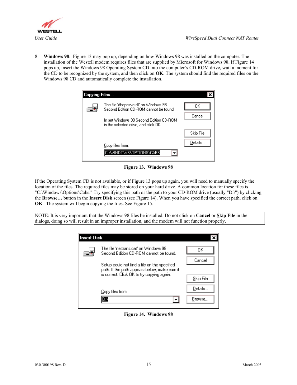 Westell Technologies Wirespeed 2100 User Manual | Page 17 / 118