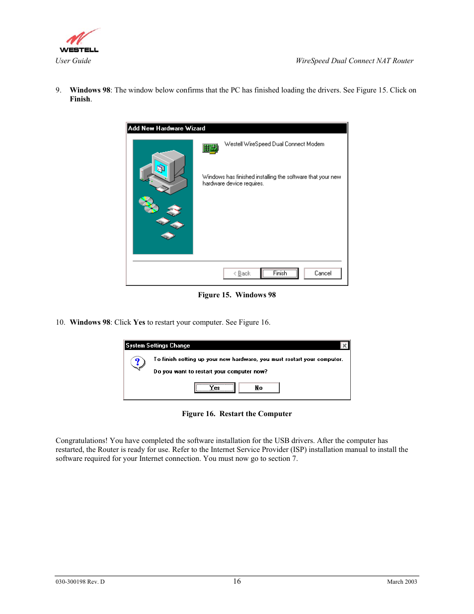 Westell Technologies Wirespeed 2100 User Manual | Page 18 / 118