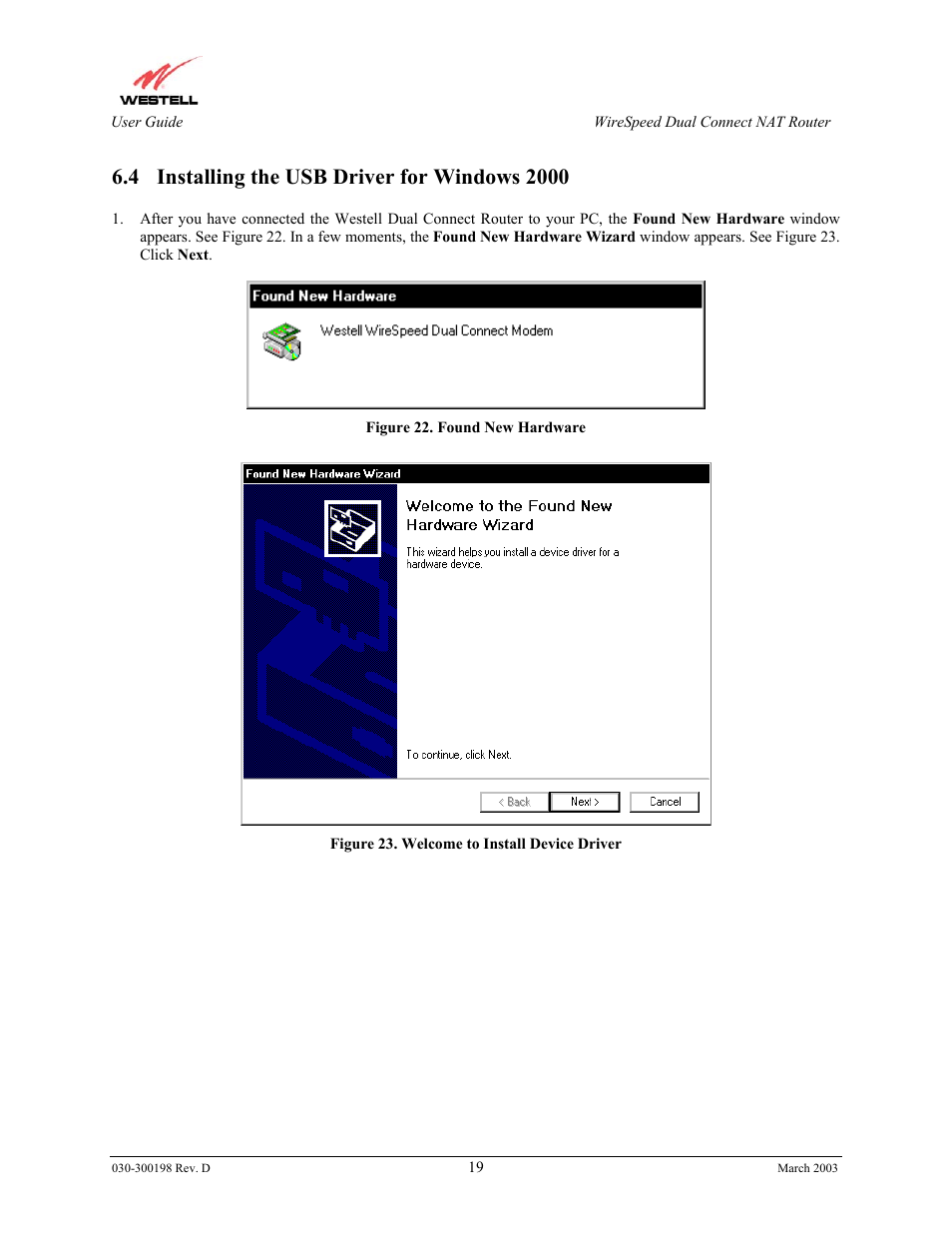Westell Technologies Wirespeed 2100 User Manual | Page 21 / 118