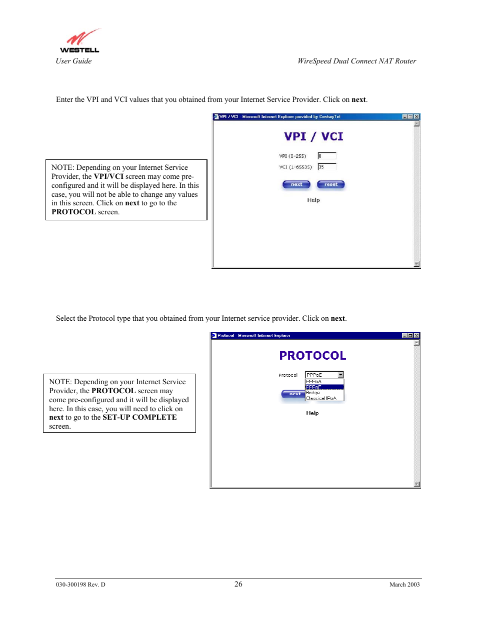 Westell Technologies Wirespeed 2100 User Manual | Page 28 / 118