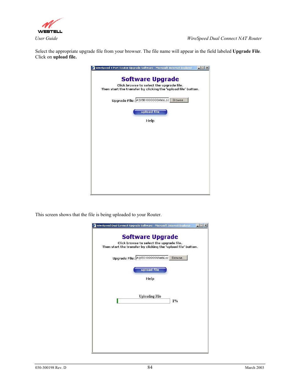 Westell Technologies Wirespeed 2100 User Manual | Page 86 / 118