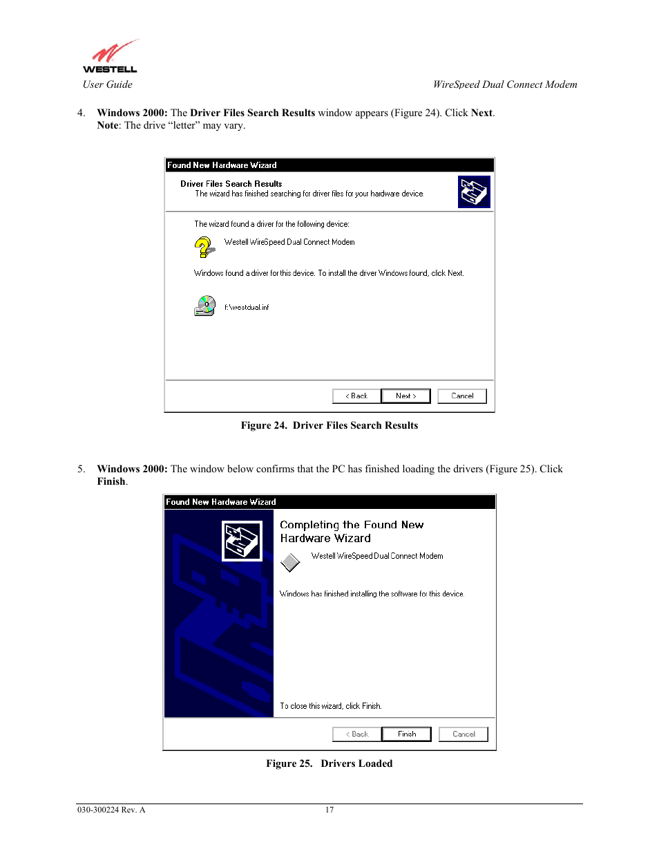 Westell Technologies 2110 User Manual | Page 19 / 30