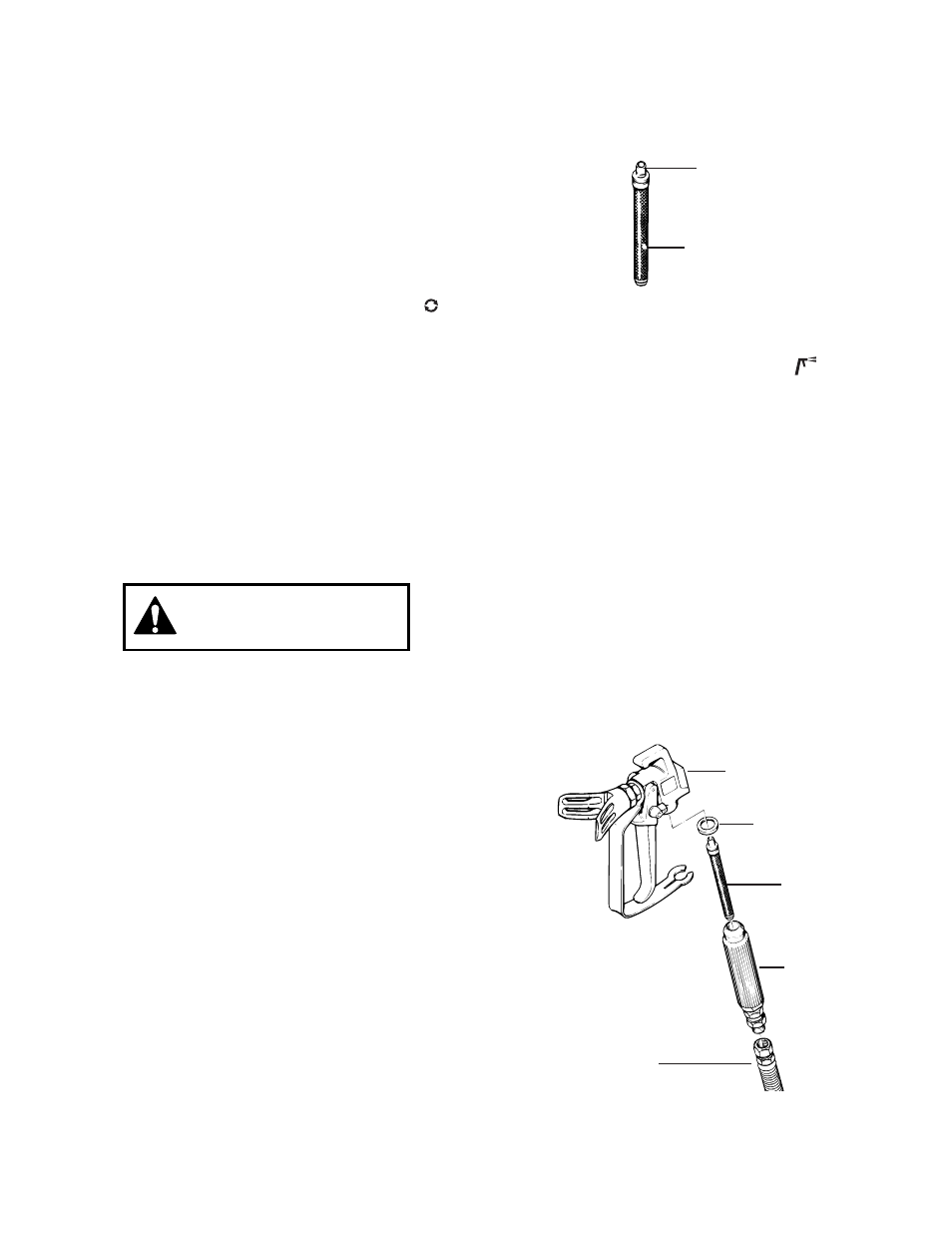 Spray tip plugging, Spray gun filter cleaning and changing, Caution | Wagner SprayTech CS9100 User Manual | Page 16 / 27