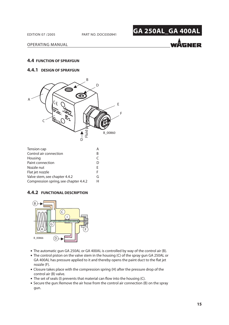 Wagner SprayTech GA 400AL User Manual | Page 15 / 40