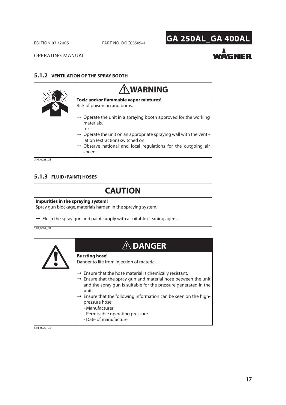 Wagner SprayTech GA 400AL User Manual | Page 17 / 40