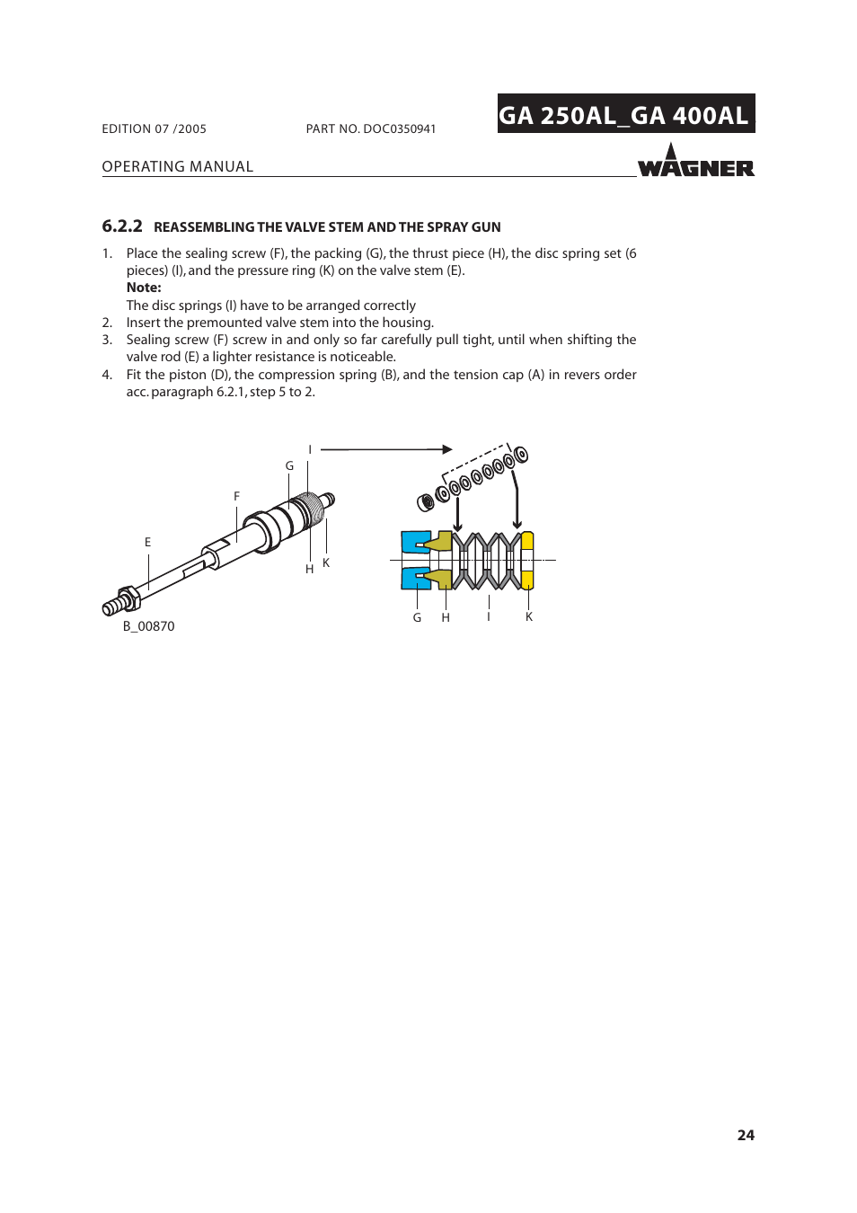 Wagner SprayTech GA 400AL User Manual | Page 24 / 40