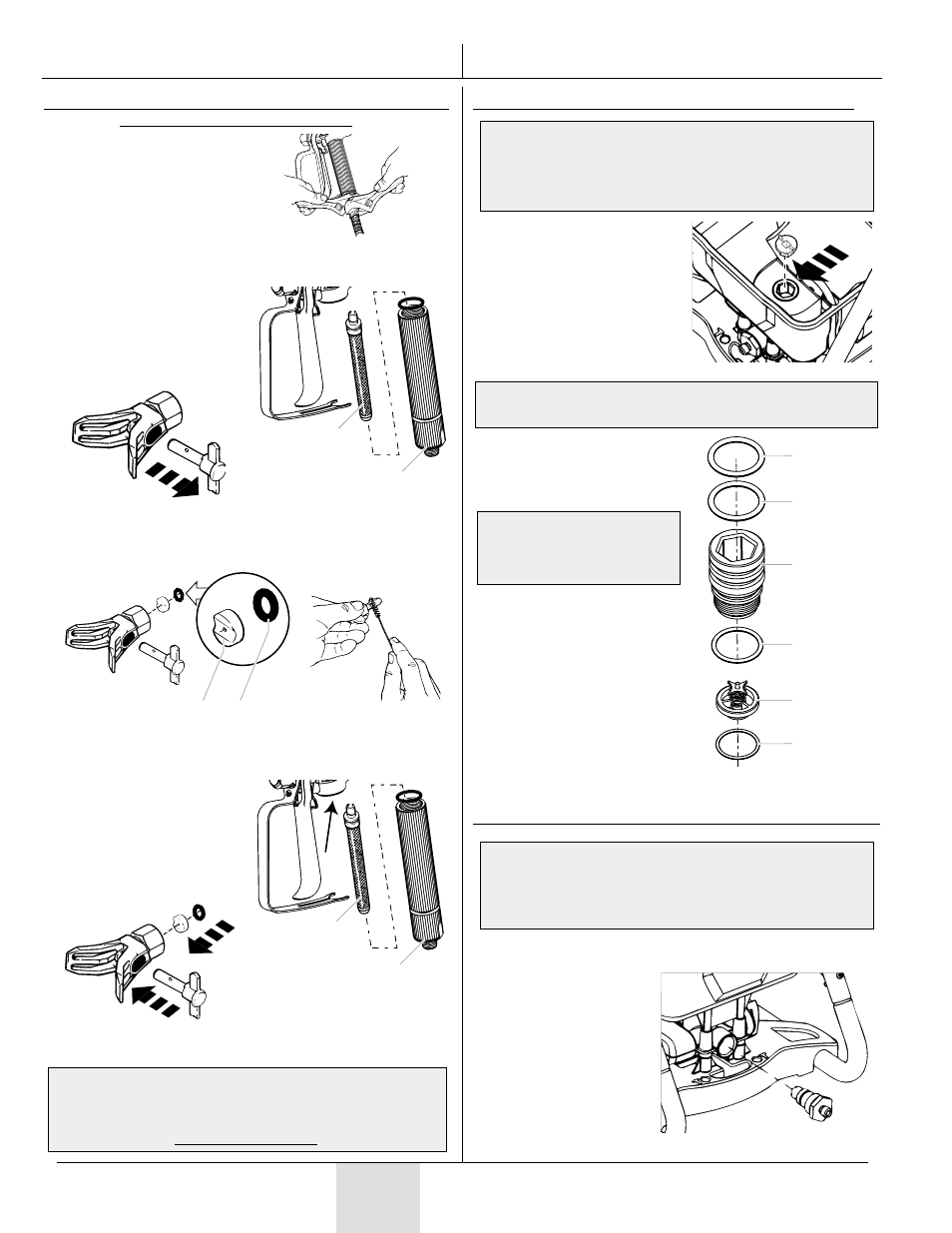 Impieza, Continuación, Álvulas de entrada | Salida | Wagner paint sprayer User Manual | Page 34 / 44