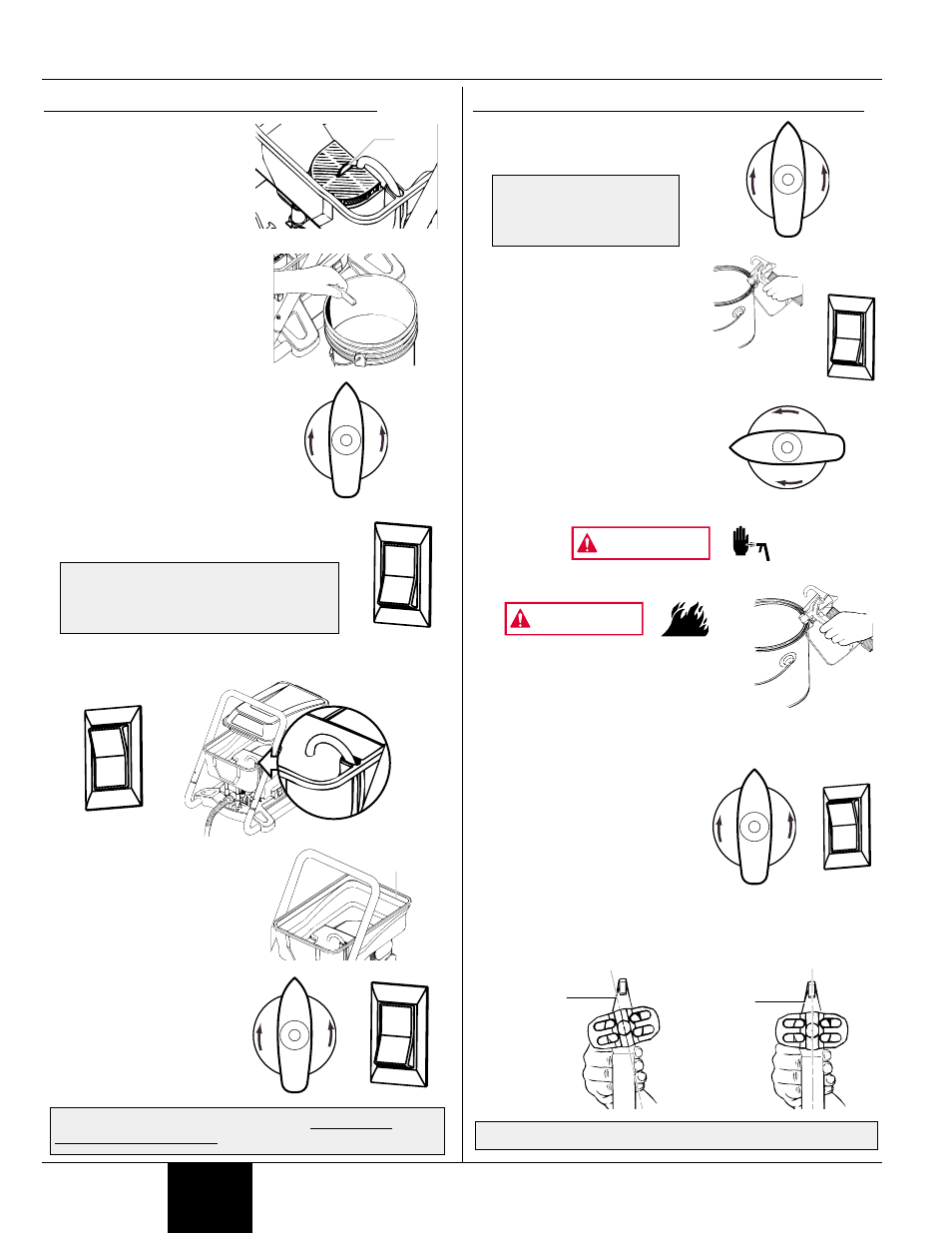 Urging and, Riming, Warning | Wagner paint sprayer User Manual | Page 6 / 44