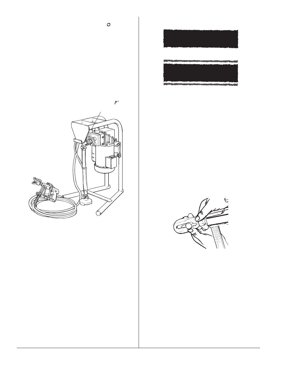 Practice, If the spray tip becomes clogged, Cleaning the spray gun filter | Wagner HIGH PERFORMANCE AIRLESS SPRAYER User Manual | Page 10 / 20