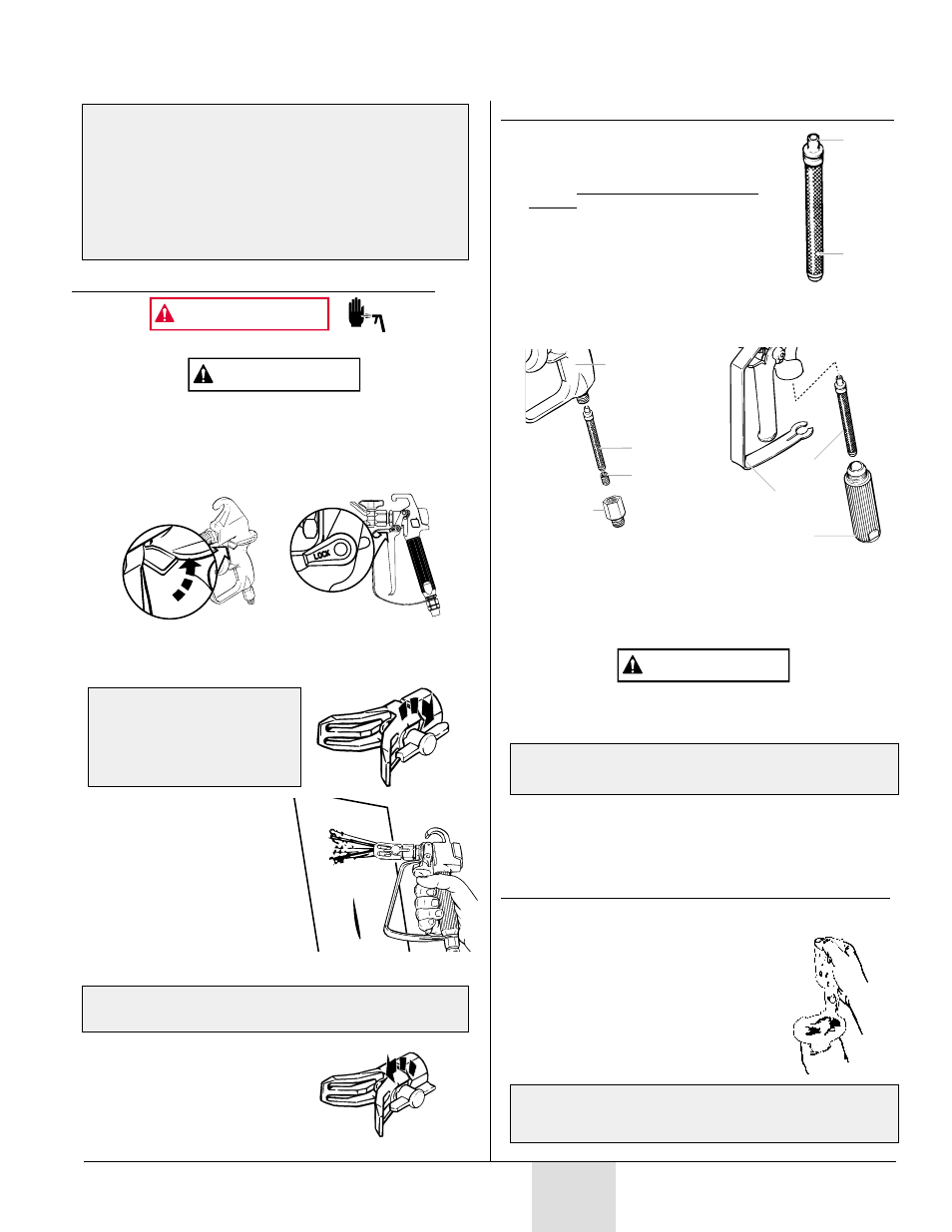 Olución de problemas de aplicación, Precaucion, Advertencia | Wagner SprayTech Model 9140 User Manual | Page 41 / 52