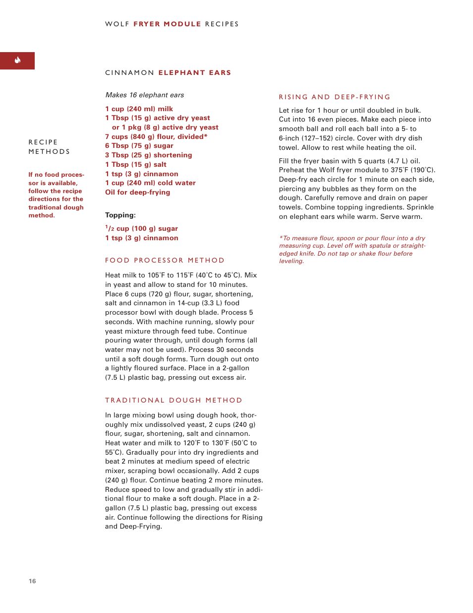 Wolf Appliance Company WOLF FRYER MODULE User Manual | Page 16 / 24