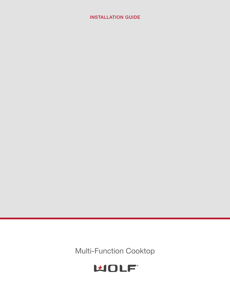 Wolf Appliance Company IM15 User Manual | 16 pages