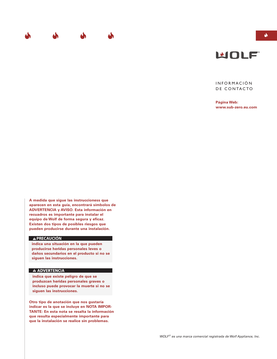 Wolf Appliance Company ICBIG15/S User Manual | Page 13 / 40