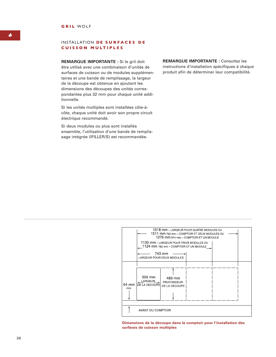 Wolf Appliance Company ICBIG15/S User Manual | Page 26 / 40