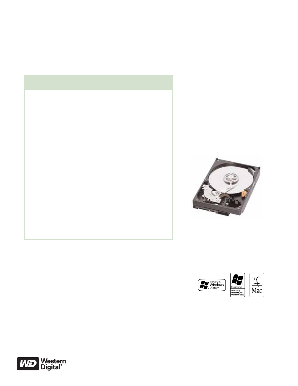 Wd caviar se16, Sata hard drives, Desktop hard drives | Western Digital SE16 User Manual | Page 2 / 2