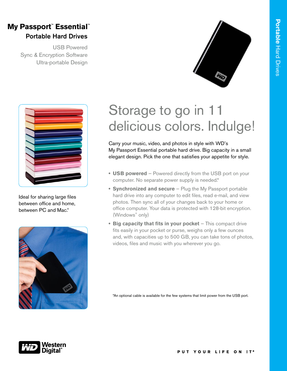 Western Digital Portable Hard Drive User Manual | 2 pages