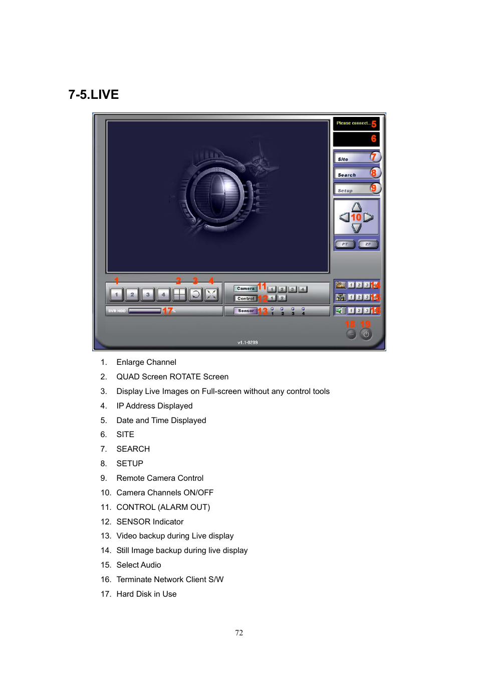 5.live | Western Digital 4CH TRIPLEX User Manual | Page 72 / 87