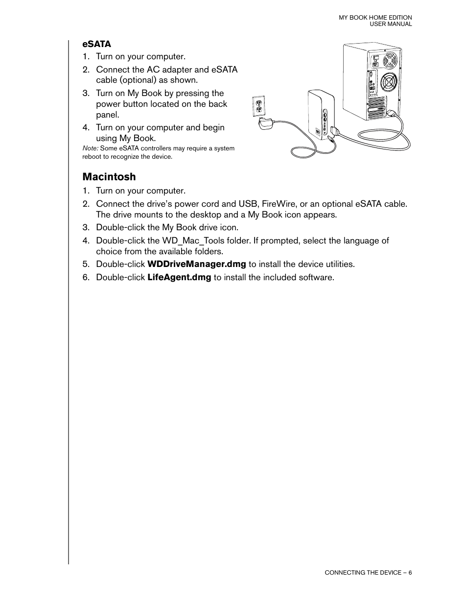 Macintosh | Western Digital My Book Home Edition User Manual | Page 7 / 10