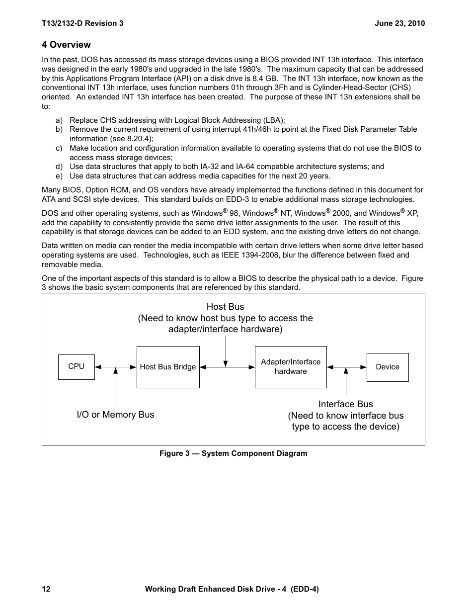 4 overview, Figure 3 - system component diagram | Western Digital T13/2132-D User Manual | Page 24 / 86