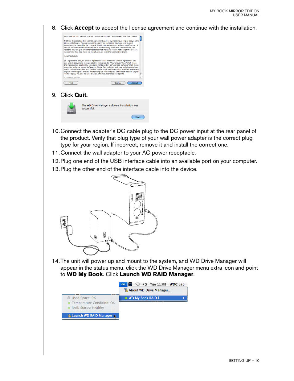 Western Digital My Book Mirror Edition User Manual | Page 13 / 31