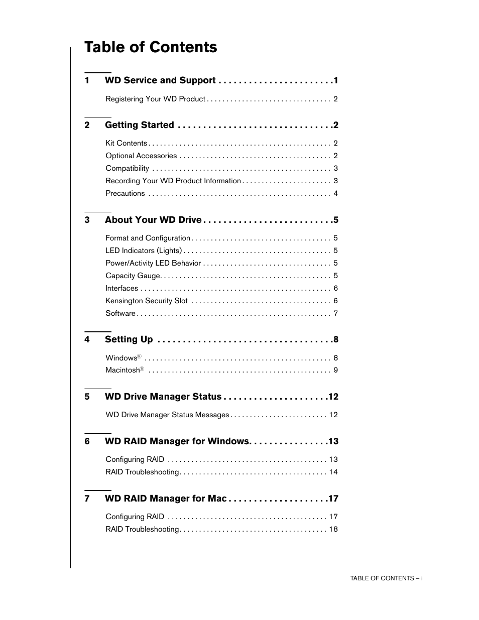 Western Digital My Book Mirror Edition User Manual | Page 2 / 31