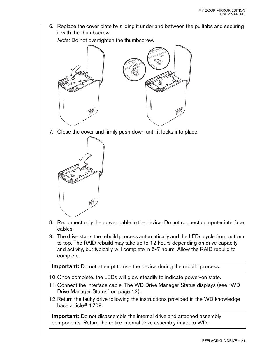 Western Digital My Book Mirror Edition User Manual | Page 27 / 31