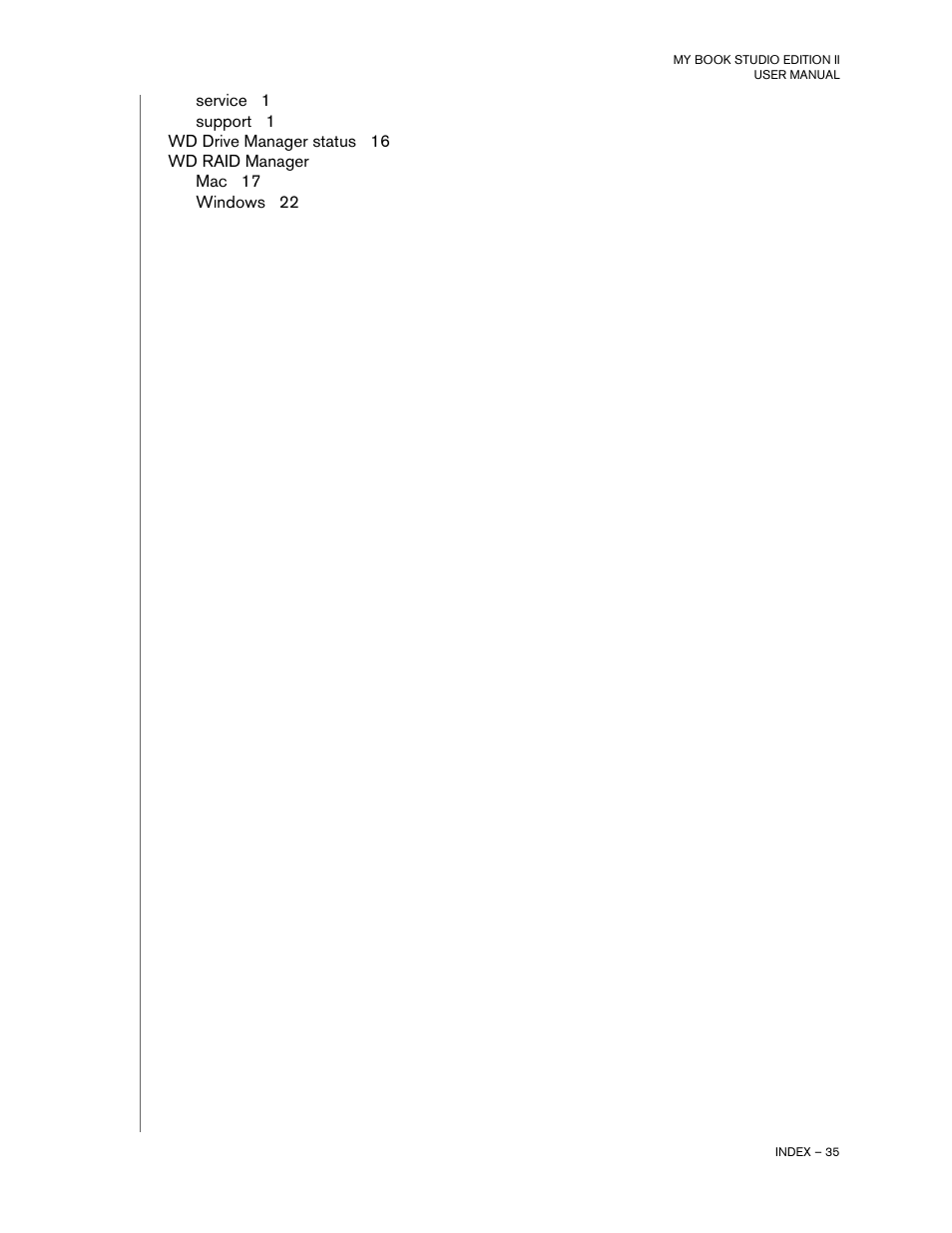 Western Digital Studio Edition II User Manual | Page 38 / 38