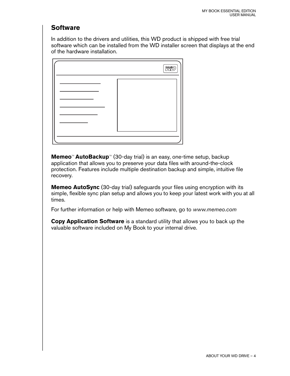 Software | Western Digital My Book Essential Edition User Manual | Page 5 / 9