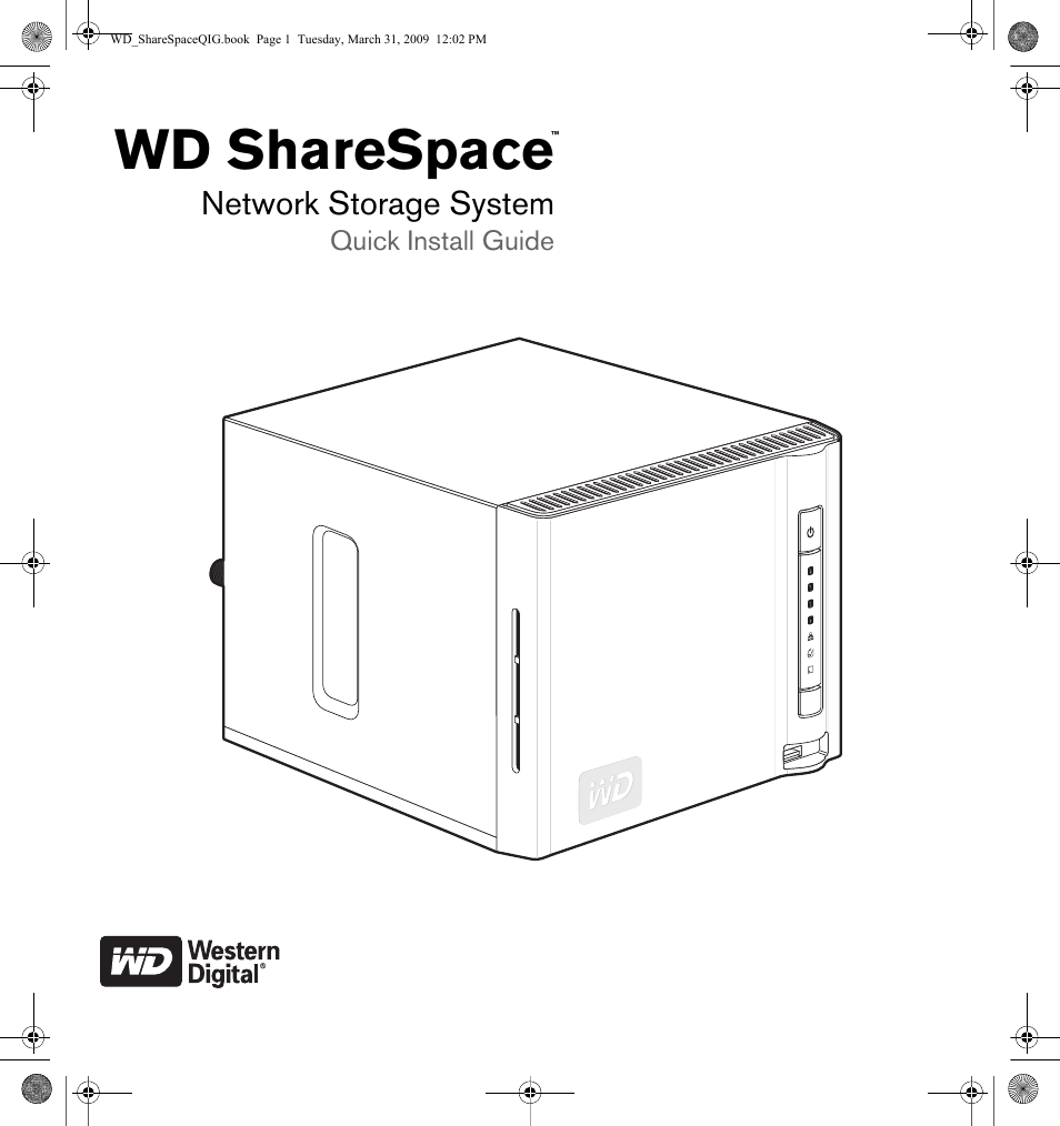 Western Digital WD ShareSpace User Manual | 9 pages