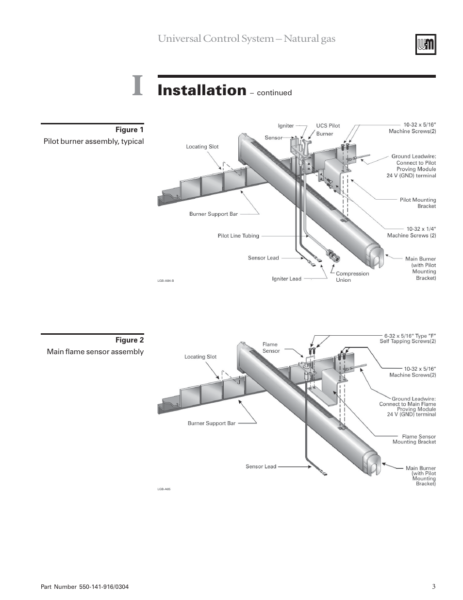 Installation | Weil-McLain LGB-6  EN User Manual | Page 3 / 12